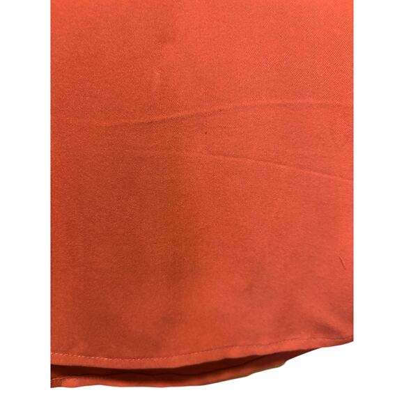Joie Rancher Silk Cap Sleeve Top | Burnt Orange Keyhole Blouse | Size Small - Picture 7 of 7